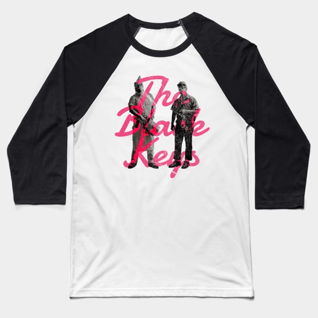 The Black Keys retro band vintage Baseball T-Shirt by V x Y Creative